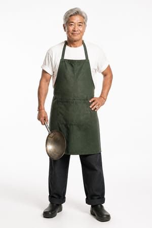 Uncle Han, a cast photo from Wok This Way