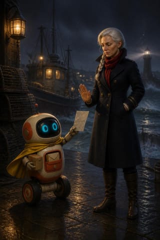 Pip and the Last Light, scene 1, 3D animated style