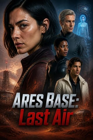 Poster for Ares Base: Last Air, cinematic style