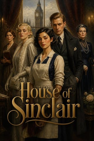Poster for House of Sinclair, oil painting style