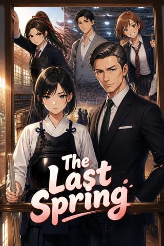 Poster for The Last Spring, anime style