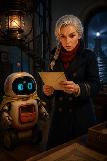 Scene 3 of Pip and the Last Light episode 1, 3D animated style