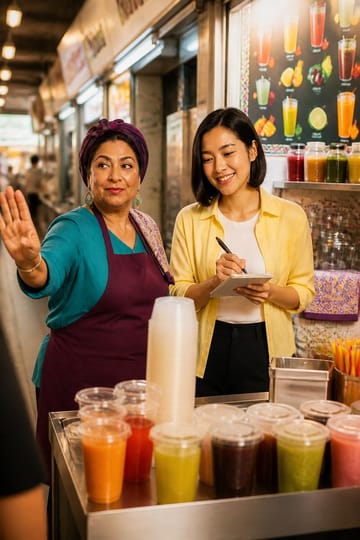 Scene 2 of Wok This Way episode 1, TV drama style