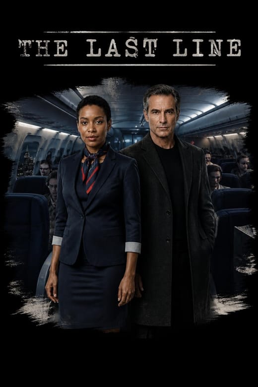 Poster for The Last Line, cinematic style