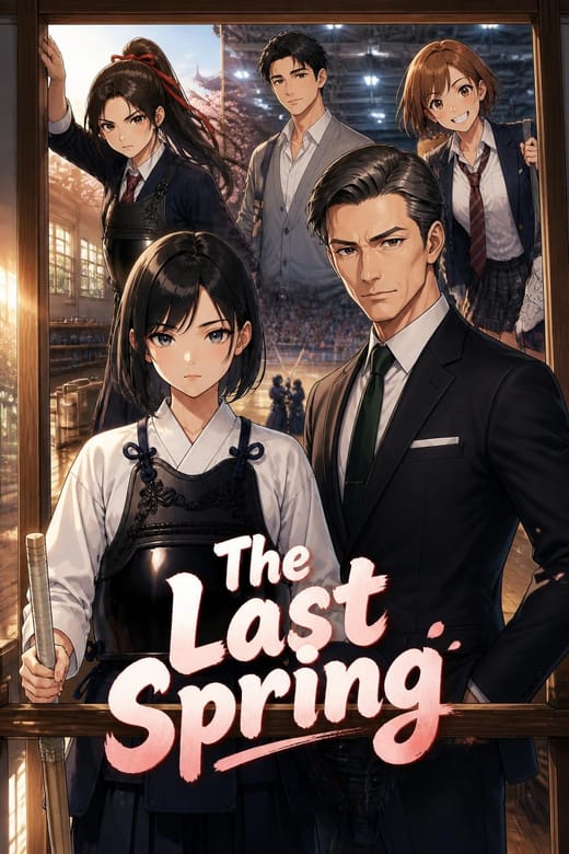 Poster for The Last Spring, anime style